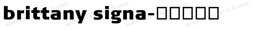 brittany signa字体转换